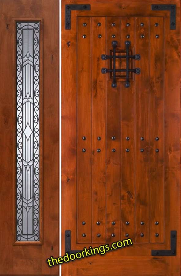 sw70 knotty alder with one iron classic sidelite